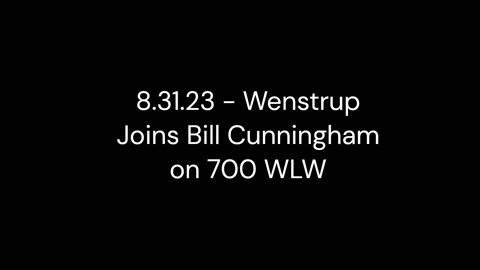 Wenstrup Joins Bill Cunningham to Discuss the COVID-19 Subcommittee and Other Issues of the Day