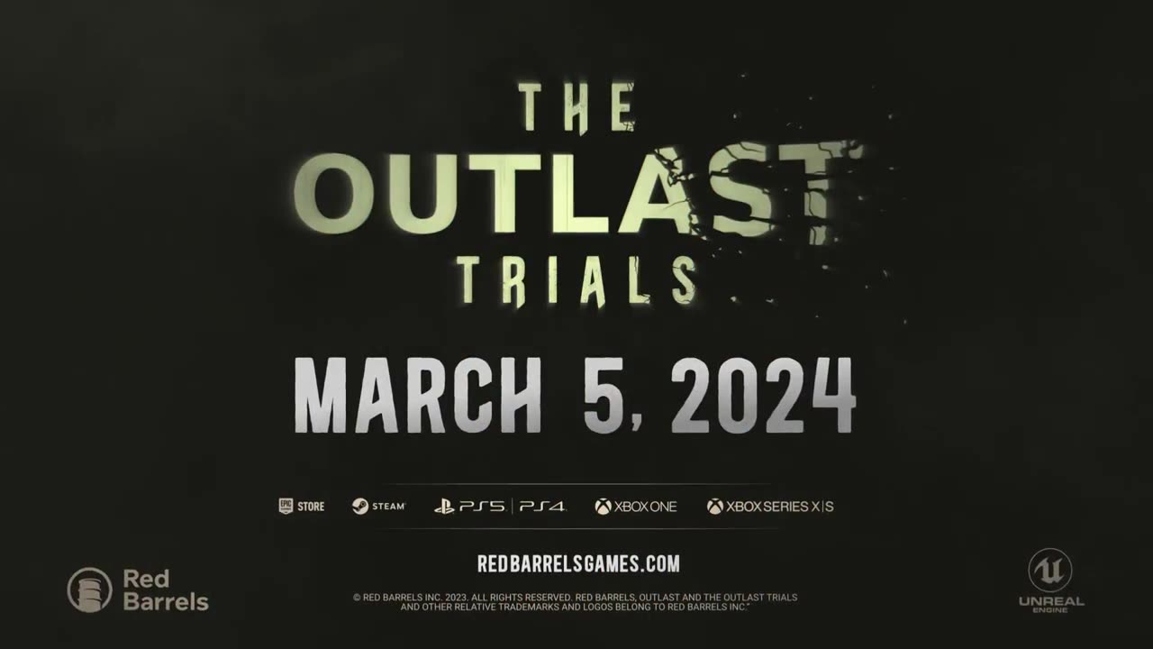 The Outlast Trials Releases March 5, 2024 for PS5, Xbox Series X