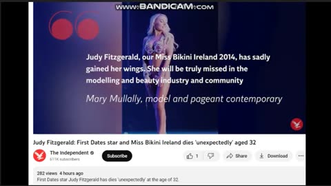 Miss Bikini Ireland and First Dates Ireland star Judy Fitzgerald dies unexpectedly aged 32