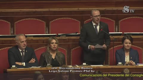 🔴 Intervento del Sen. Massimiliano Romeo in Aula del 21/03/2023.