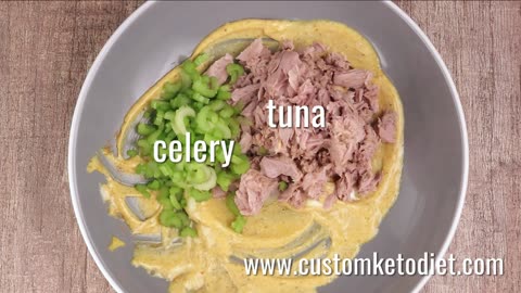 Keto Curry Spiked Tuna and Avocado Salad