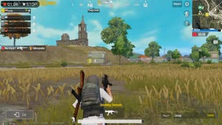 Pubg Mobile Game Scanning Enimies From The Roaf Then Going Inside Safe Zoon