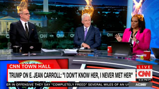 CNN hair on fire