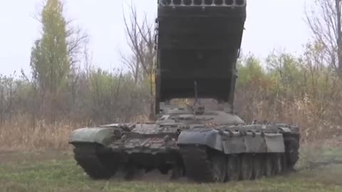 TOS-1A units of the Russian Federation on the positions of the Armed Forces of Ukraine.