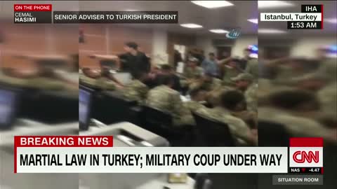 Turkish military seen inside Turkish state TV
