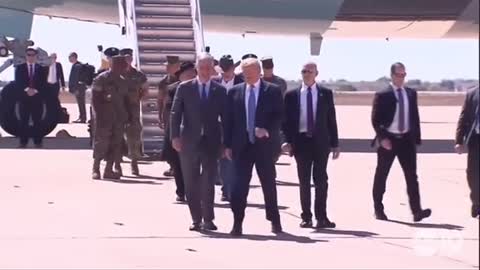 Trump Arrives at Florida For “nauguration Day ”