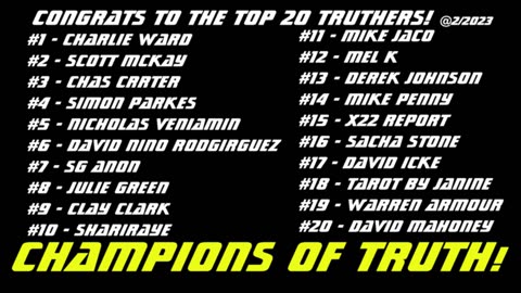 Champions of Truth - TRUTH by WDR Preview of Ep. 279