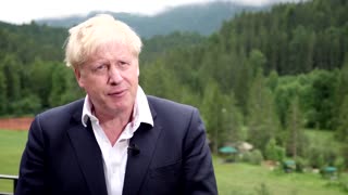 Johnson doesn't think UK will end up at war with Russia