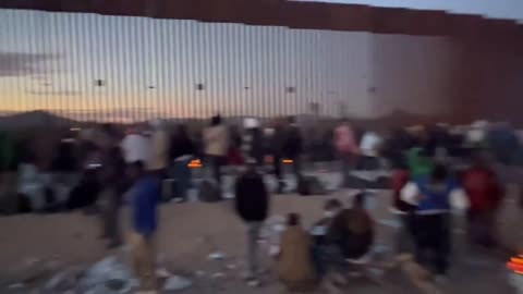Scene at Arizona Southern Border. 👀