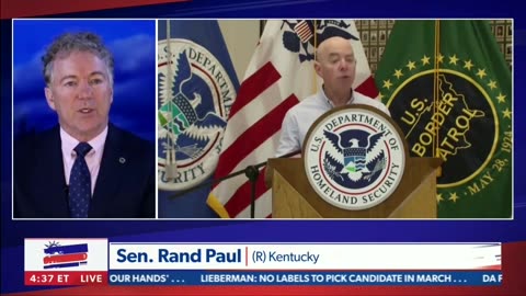 Dr. Rand Paul Joins Newsmax to Discuss the Border, Iran, and More