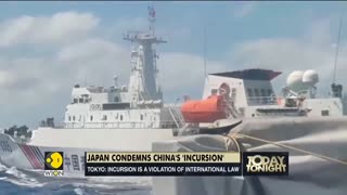 Fresh flashpoint in Japan-China tensions | Chinese ships enter Japanese waters? | World News