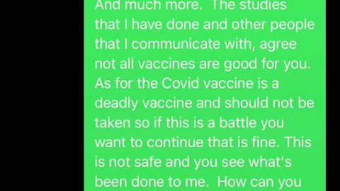 COVID VACCINE INJURIES family denial ￼