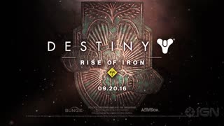 Destiny Rise of Iron Official Launch Trailer