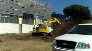 An Excavator At work