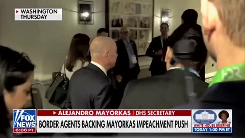 Sec. Mayorkas Continues To Ignore Questions About Republican Calls For Impeachment