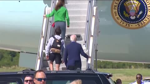 Biden and his family depart US Virgin Islands