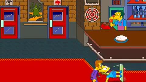 The Simpsons - Arcade Game - Playthrough - Bart Simpson