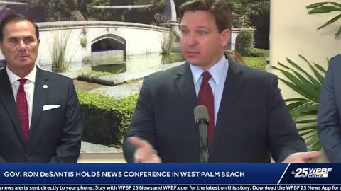 Gov Ron DeSantis Charlie Foxtrot Press Conference