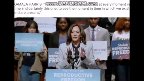 Kamala Harris: "Now is this moment in time"