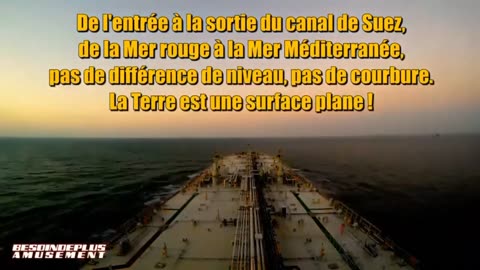 Le canal de Suez prouve la Terre plate sur 193 km de long (partie 2)