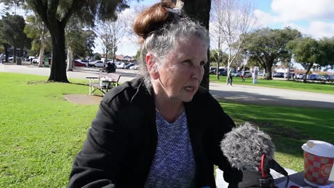 Denise, a Freedom Fighter from Mandurah Cafe Locked Out On The Road