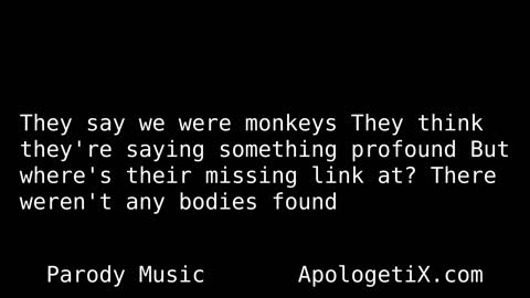 Monkey Scheme ApologetiX Parody