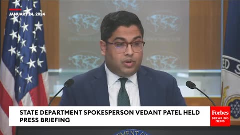 WATCH- State Department Holds Press Briefing As Strikes On Houthi Troops Continue