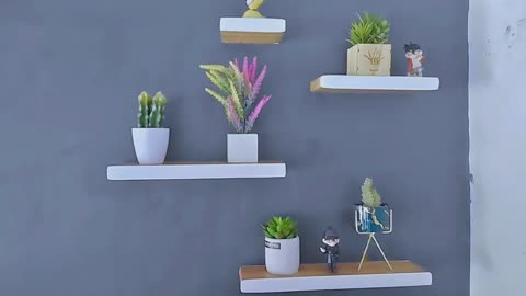 How to make a minimalist wall shelf from Recycled cardboard | DIY home decor upcycling 101