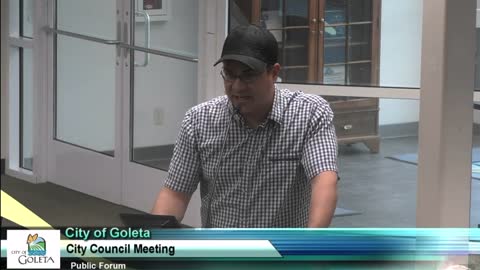 Justin at Goleta City Council 4/05/22 Comment on the proposed tax 1% Sales Tax increase in Goleta