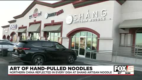 Las Vegas restaurant gaining attention for hand-pulled noodles, techniques from China