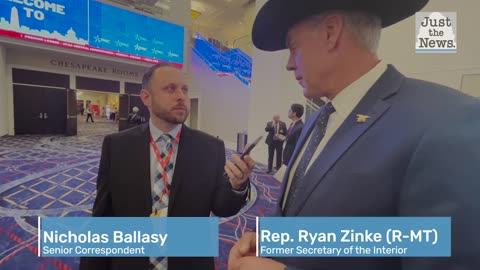 Rep. Ryan Zinke speaks on Northern U.S. border security