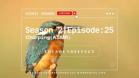 Scenic Sounds | Season 2: Episode: 25 | Chirping (ASMR) #asmrsounds #asmr