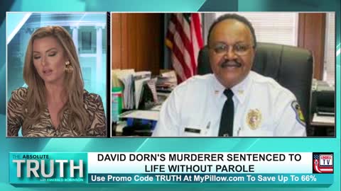 DAVID DORN'S WIFE REACTS TO A JUDGE SENTENCING HER HUSBAND'S MURDERER TO LIFE IN PRISON