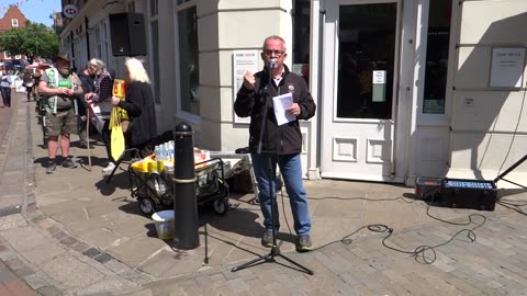 Canterbury 20th May 2023: Protest against 15 Minute Cities - Part 4 Mick Stott
