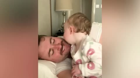 Funny Baby Videos - Hilarious Daddy Is Home Alone With His Baby