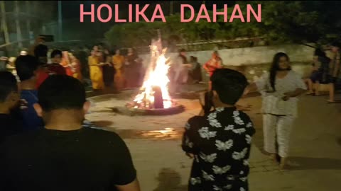 Holika dahan (Indian Festival)