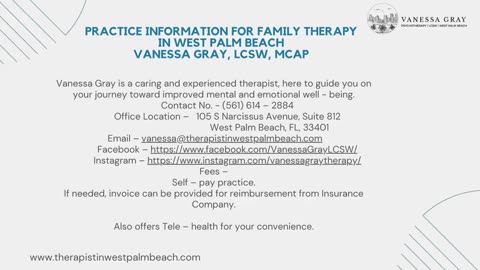 Psychotherapist in West Palm Beach, Licensed Therapist in West Palm Beach