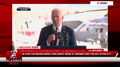 In Case You Missed Biden Lying About Being At Ground Zero The Day After 9/11...