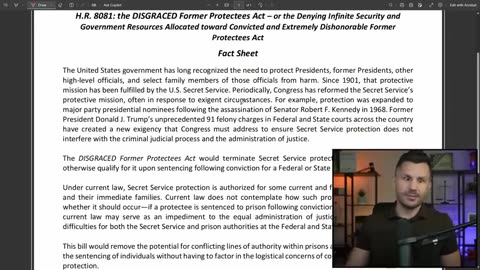Robert Gouveia Esq.-Democrats want to REMOVE Trump's Secret Service Protection to SEND...