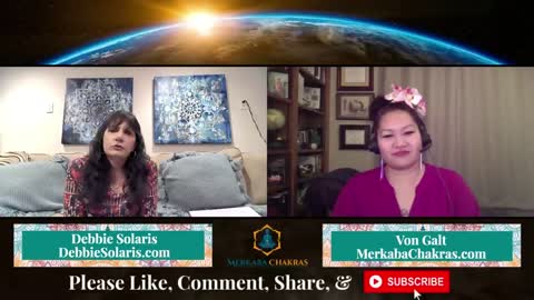 Von Galt's Galactic Akashic Records Read By Debbie Solaris: Merkaba Chakras Podcast #33