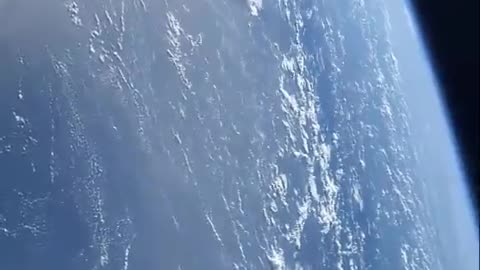 Incredible view of Earth and the International Space Station captured from the
