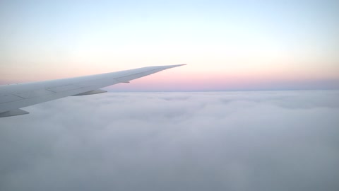 Soaring above the cloud line