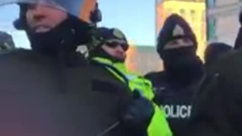 Canada Cops Trample Woman As She pleads for "PEACE, LOVE & HAPPINESS"