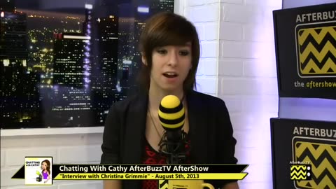 Christina Grimmie-Chatting With Cathy on AfterBuzz-2013