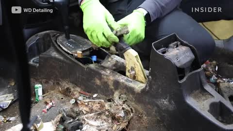 How A Hoarder's Car Is Deep Cleaned Deep Cleaned Insider