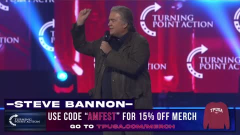 Steve Bannon fires us Turning Point USA crowd: 'We will not comply!'