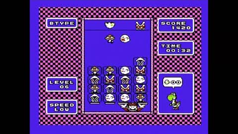 Yoshi (Actual NES Capture) - Levels 5-7 Clear