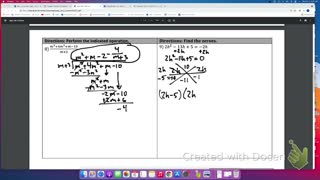 IM3 October 6th ALGCC Unit 1 Polynomial review test