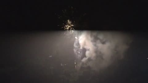Asheville Tourists Firework show Dec 6, 2014