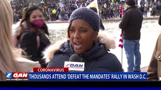 OAN speaks with participants of 'Defeat the Mandates' rally (PART 2)